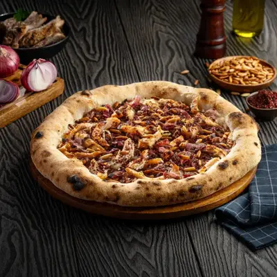 Chicken Mousakhan pizza - 15 inch