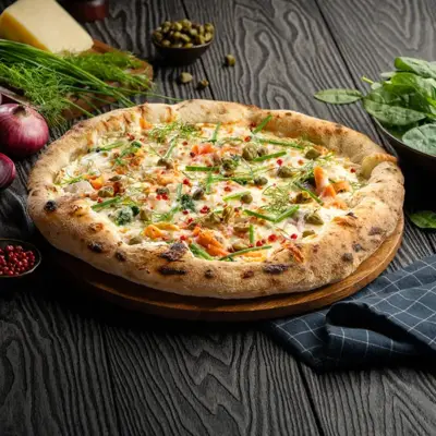Smoked Salmon Pizza - 15 inch